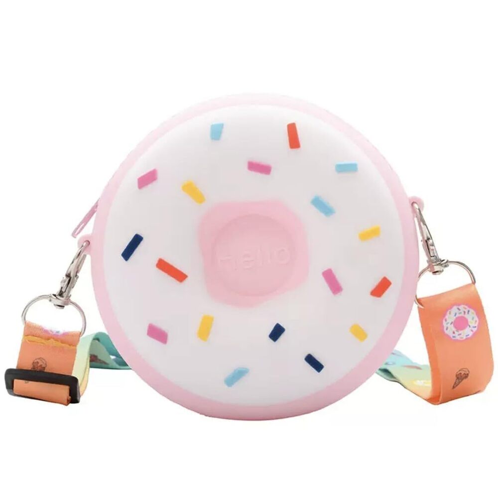 2841 Donut Purse Crossbody Bag - Lovely Donut Pouch Wallet Key Bag, Gift